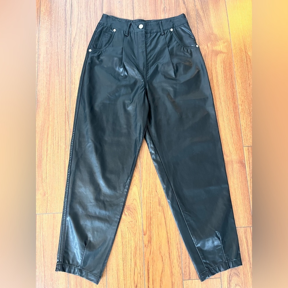 Deluc Black Straight Leg Pants